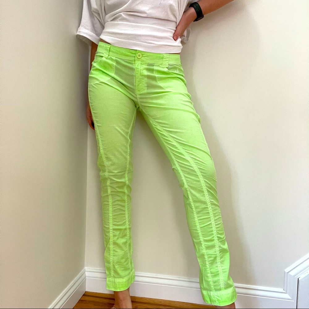 DEHA Neon Green Cotton Pants